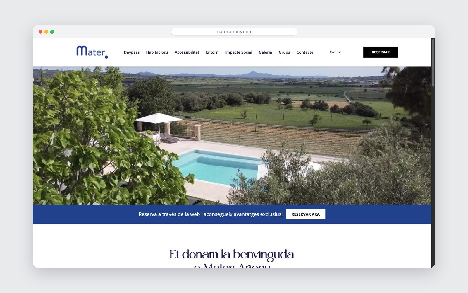 Web de Mater Ariany